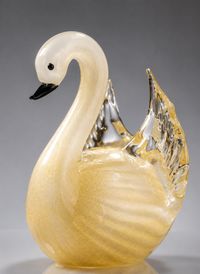 Cigno — Scultura in Vetro di Murano