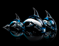 Dolphin — Murano Glass Sculpture — view 2