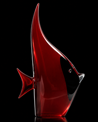Moon Fish — Murano Glass Sculpture — view 4