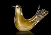 Dove — Murano Glass Sculpture — view 3
