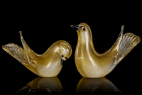 Dove — Murano Glass Sculpture — view 4