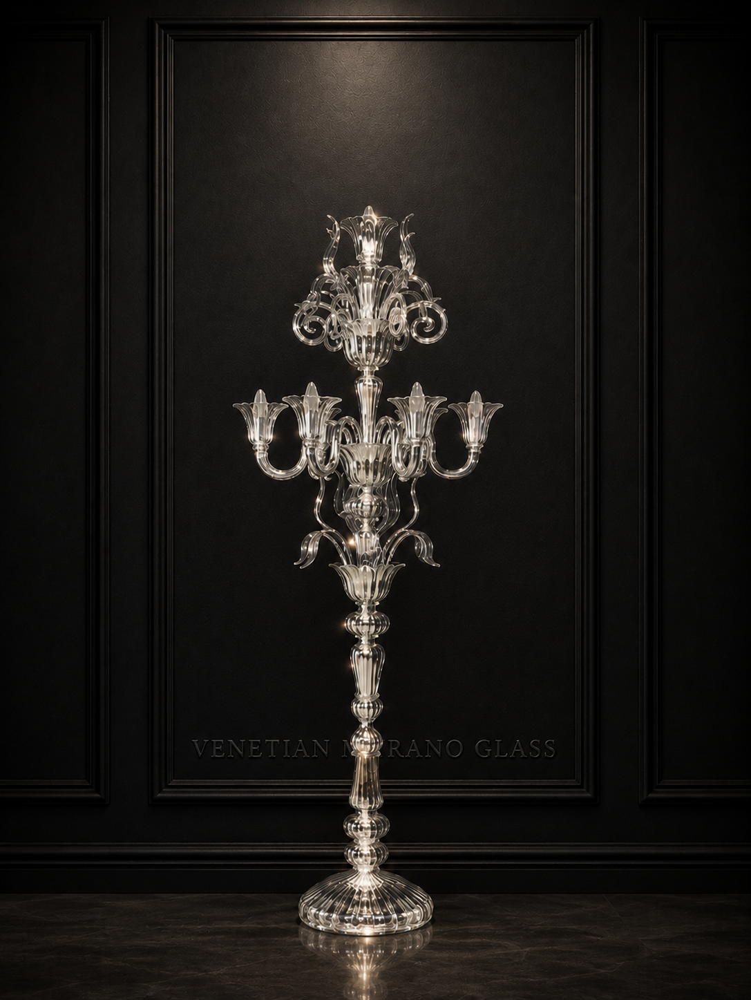 Leshalles — ムラノガラス フロアランプ | Venetian Murano Glass
