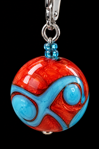 Capri Turquoise — Murano Glass Drop Earrings