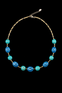 Adria Azure — Murano Glass Necklace