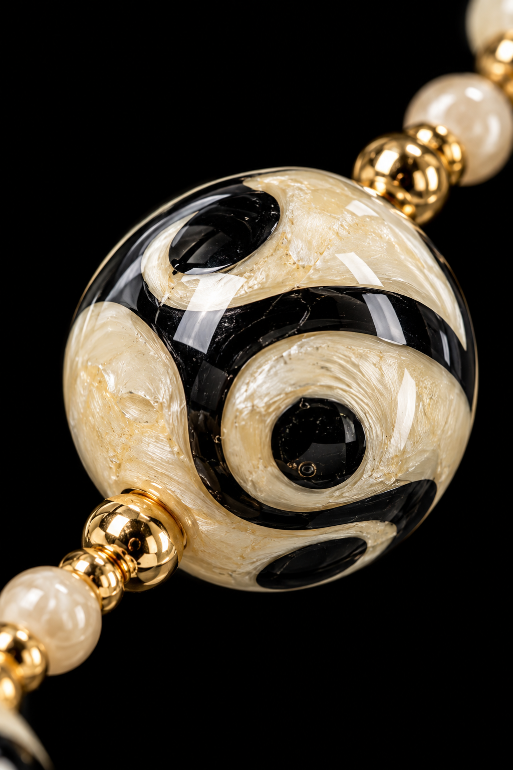 ムラーノガラスのネックレス — Capri アイボリー – Venetian Murano Glass