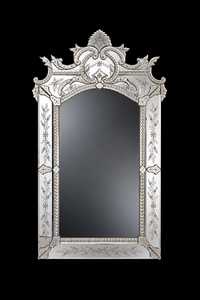 Murano Glass French-Style Mirror — Vendôme