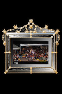 Murano Glass TV Mirror — Vendramin