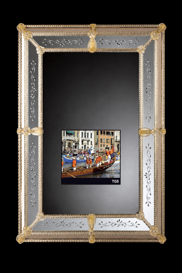 Murano Glass TV Mirror — Mondo Novo
