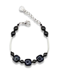 Ariel Black — Murano Glass Bracelet