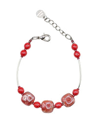 Ariel Red — Murano Glass Bracelet