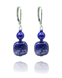 Ariel Cobalt — Murano Glass Earrings