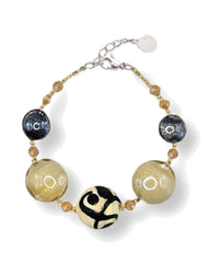 Capri Ivory — Murano Glass Bracelet