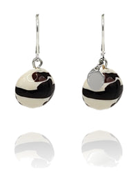 Capri Ivory — Murano Glass Drop Earrings