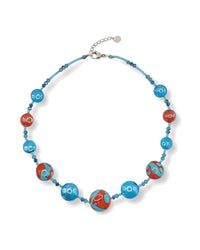 Capri Turquoise — Murano Glass Necklace