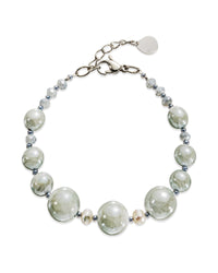 Sorrento Grey — Murano Glass Bracelet