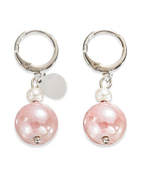 Sorrento Rose — Murano Glass Earrings