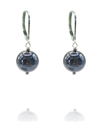 Tosca Black — Murano Glass Earrings
