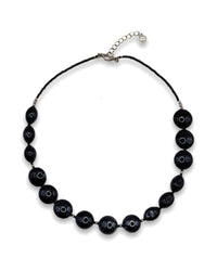 Tosca Black — Murano Glass Necklace