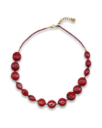 Tosca Red — Murano Glass Necklace